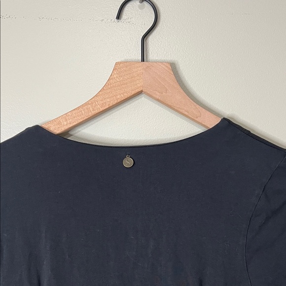 Soft Surrounding Black Women's 3/4 Sleeve  Dress PS - Picture 7 of 10